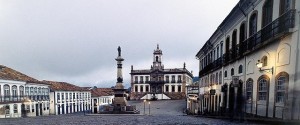 Praça Tirandentes em Ouro Preto