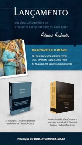 Conselheira do TCEMG Adriene Andrade lança livros em BH 1
