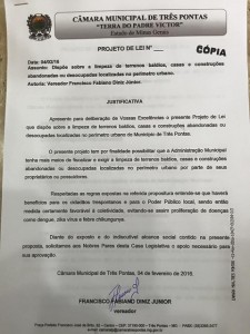 Vereador Popó Proposta Projeto de Lei Contra Aedes aegypti 2