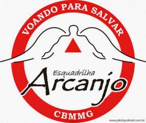 Corpo de Bombeiros de Varginha Aeronave Arcanjo 03 Logo
