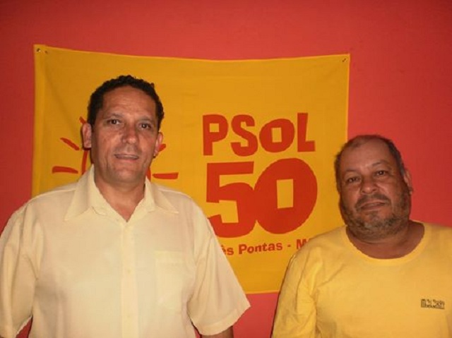 Eleições Municipais 2016 PSOL Wanderley Vitoriano e Jarbas Alves Pereira 1