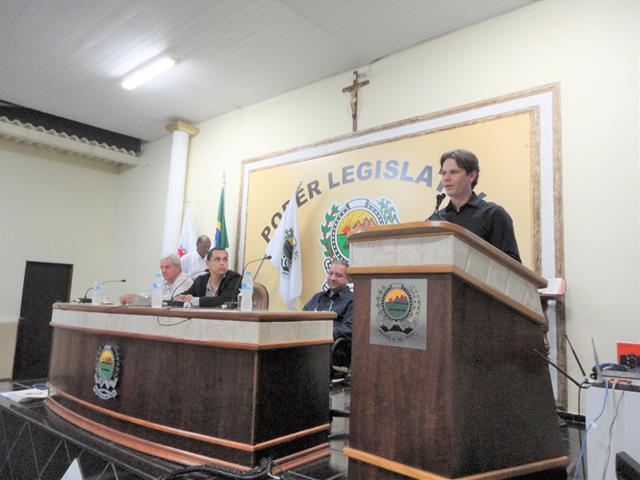 Diretor da Escola do Legislativo de TP, Dr. Guilherme
