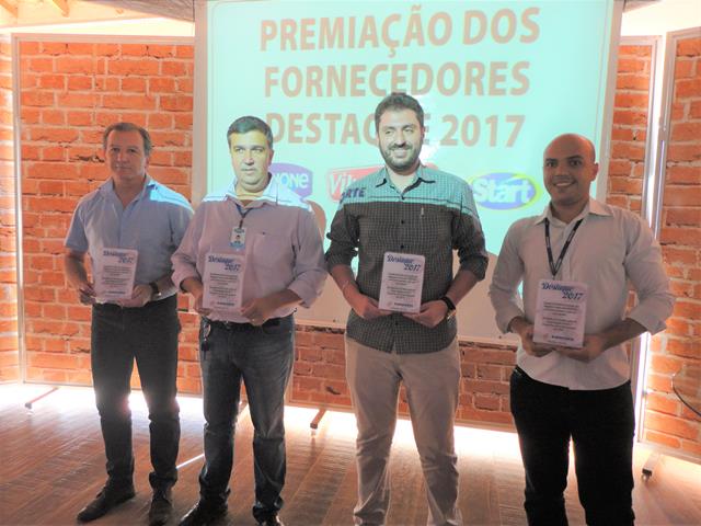 Homenageados com o Troféu Destaque 2017