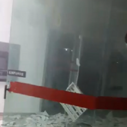 Banco Brasil Bradesco destruição explosão Minas